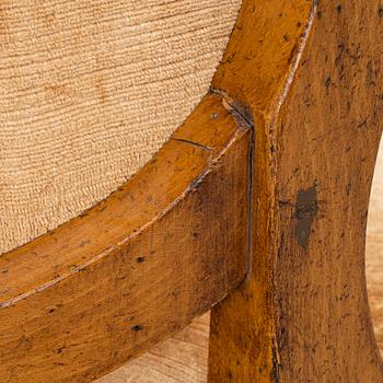 Four Louis XVI armchairs, 18th century.