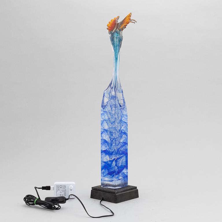 Kjell Engman, a unique glass sculpture, Kosta Boda, Sweden.