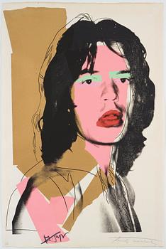 Andy Warhol, "Mick Jagger".