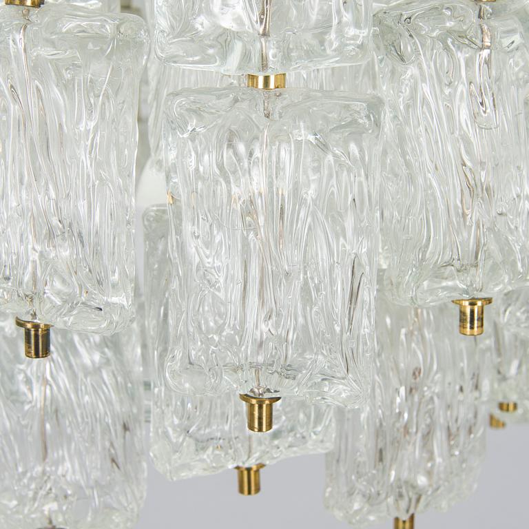 A 1960s/1970s Murano ceiling light, Italy.