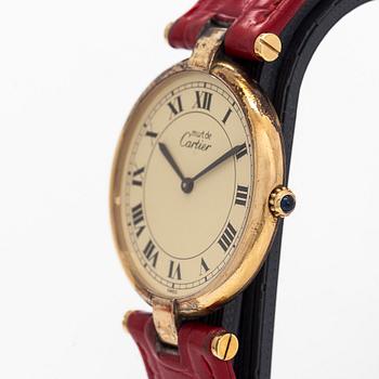 Cartier, must de Cartier, Vendôme, rannekello, 30 mm.