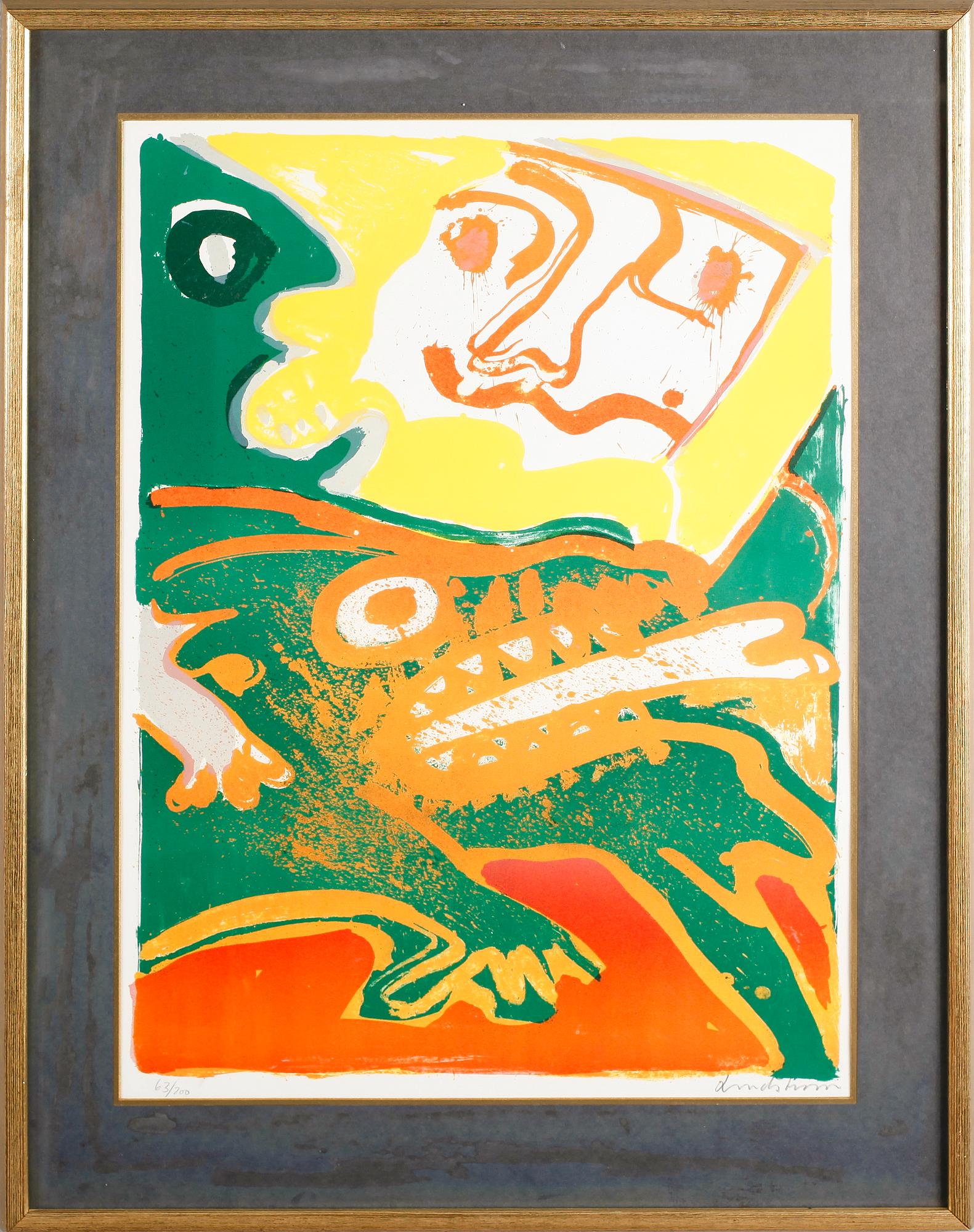 BENGT LINDSTRÖM, färglitografi, signerad och numrerad 63/200.