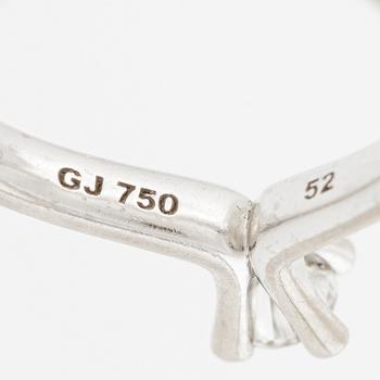Georg Jensen, ring, "Magic", 18K white gold with brilliant-cut diamonds.