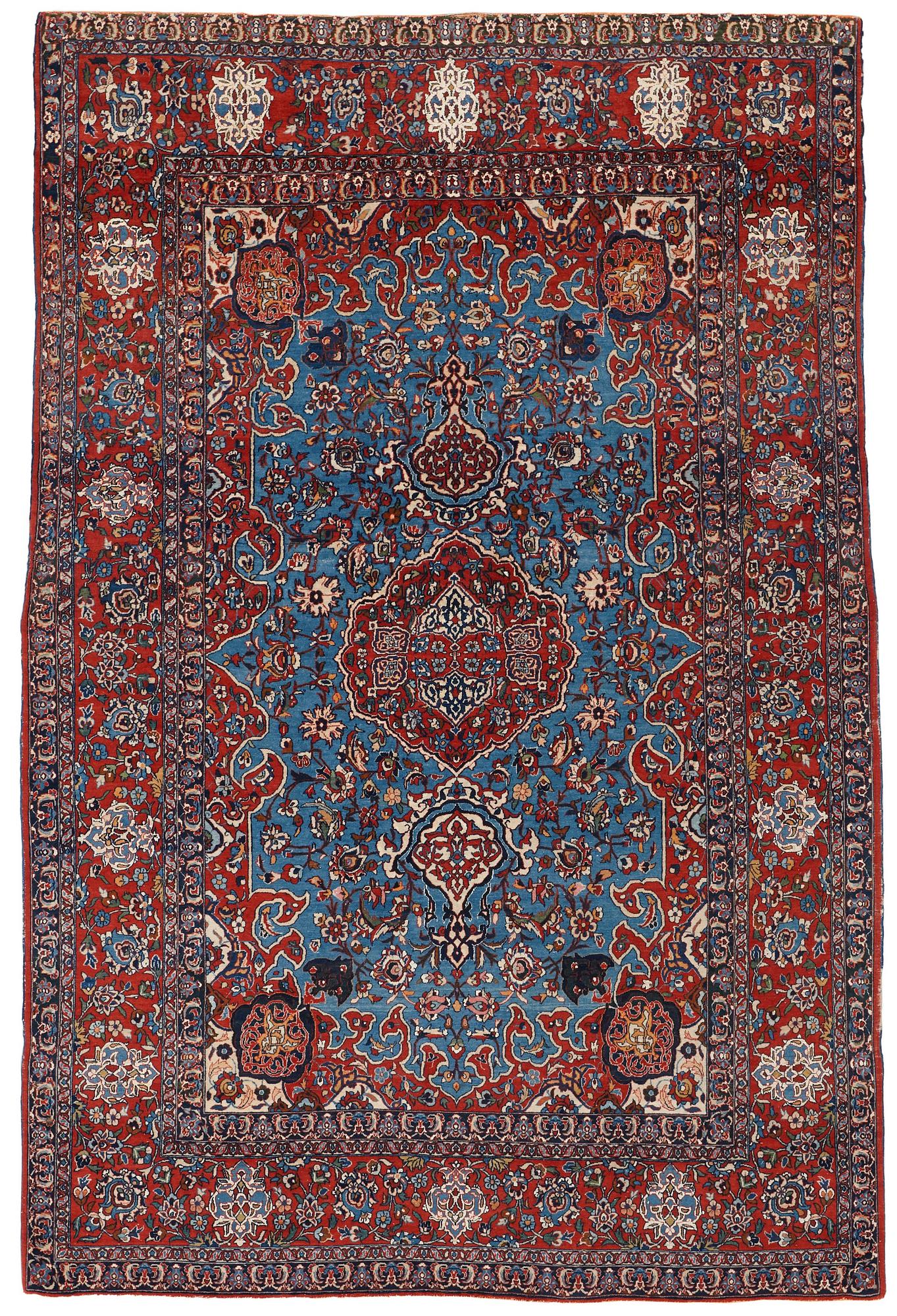 MATTA, semiantik Isfahan, ca 219 x 140,5-147,5 cm.