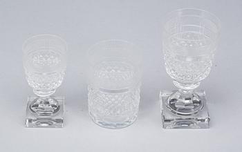 GLASSERVIS, 20 delar. "Kent", Elis Bergh, 1900-tal.