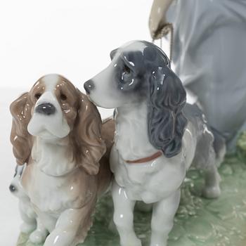 Lladró Privilege, figurine, "Puppy parade", Lladró, Spain.