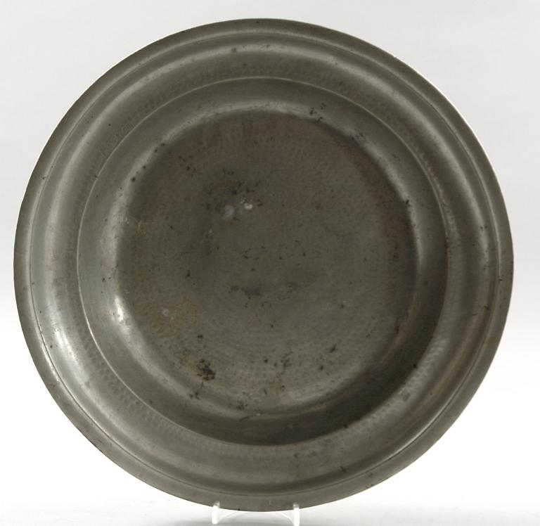 SKÅLFAT, tenn, Gustaf Frederic Wigholm (1804-1849), Eskilstuna, 1833.