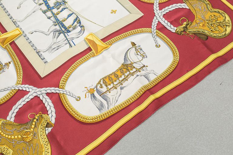 HERMÈS, a "Grand Apparat" scarf.