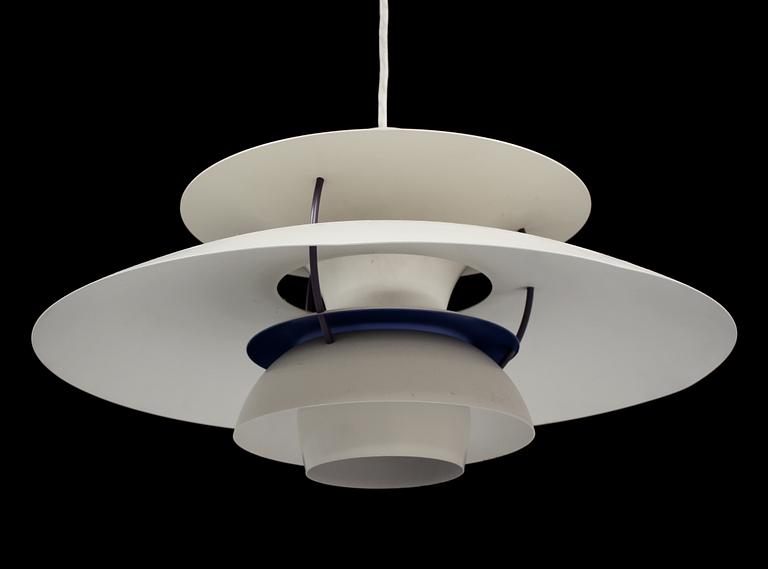 TAKLAMPA, "PH-lampa", Poul Henningsen, Fritz Hansen, 1900-talets fjärde kvartal. Höjd 25 cm.