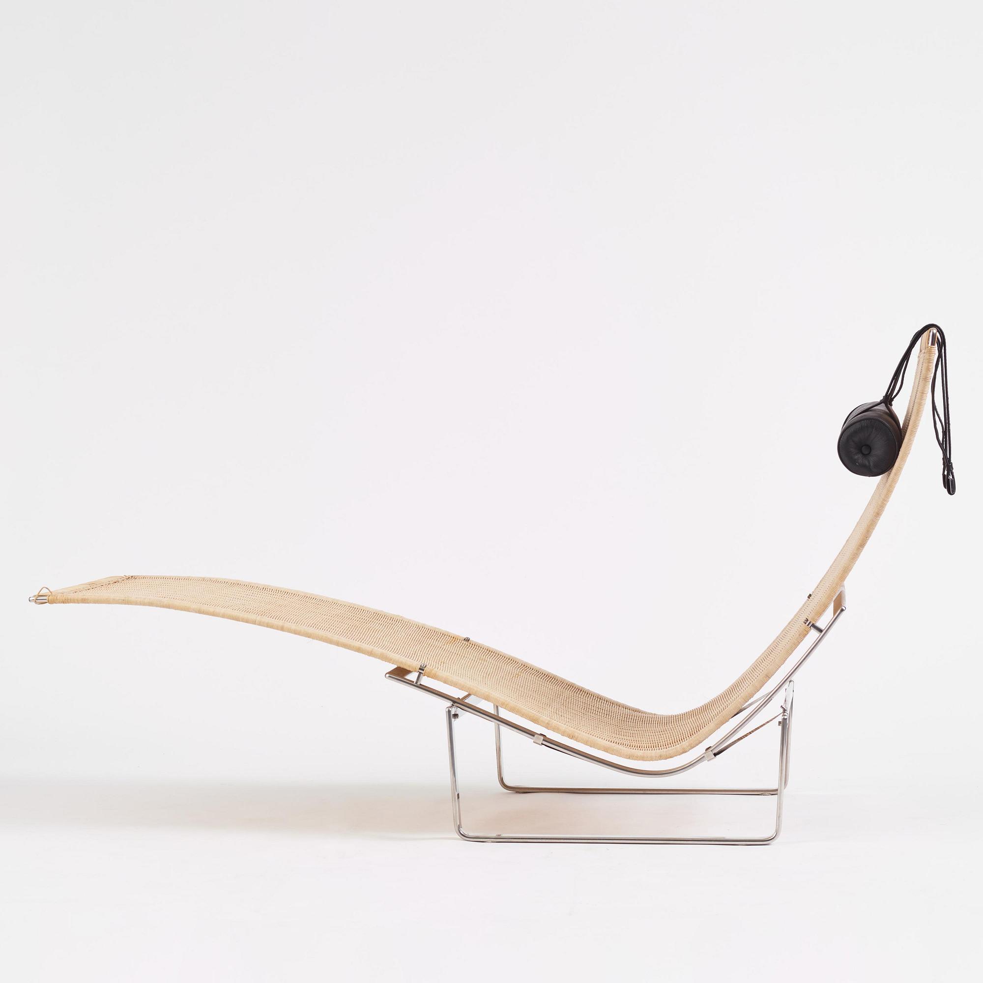 Poul Kjaerholm, liggfåtölj, "PK24", Fritz Hansen, Danmark, 1999.
