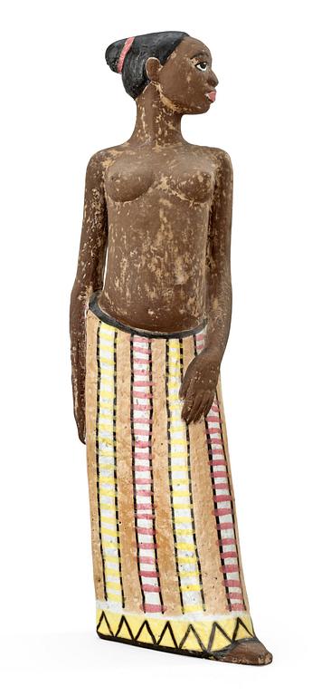 A Mari Simmulson stoneware sculpture, 'Inongo', Upsala-Ekeby 1950's-60's.