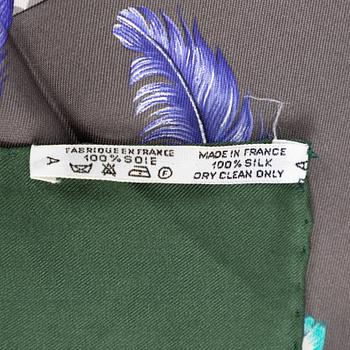 Hermès, a 'Brazil' twill silk scarf.