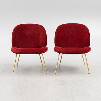 GamFratesi, stolar, ett par, "Beetle Lounge Chair", Gubi.