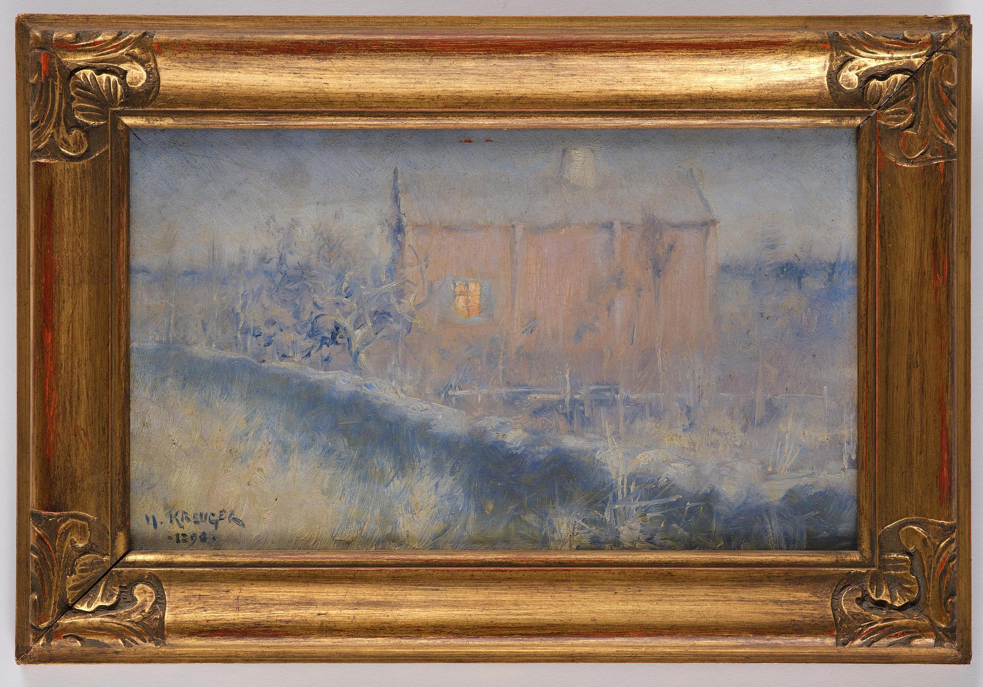 Nils Kreuger, "Månsken" (Motif from the Kalmar region).