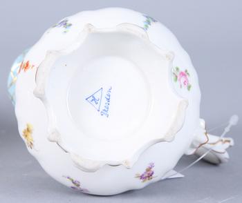 KAFFESERVIS, 10 delar, porslin, Tyskland, 1900-talets mitt.