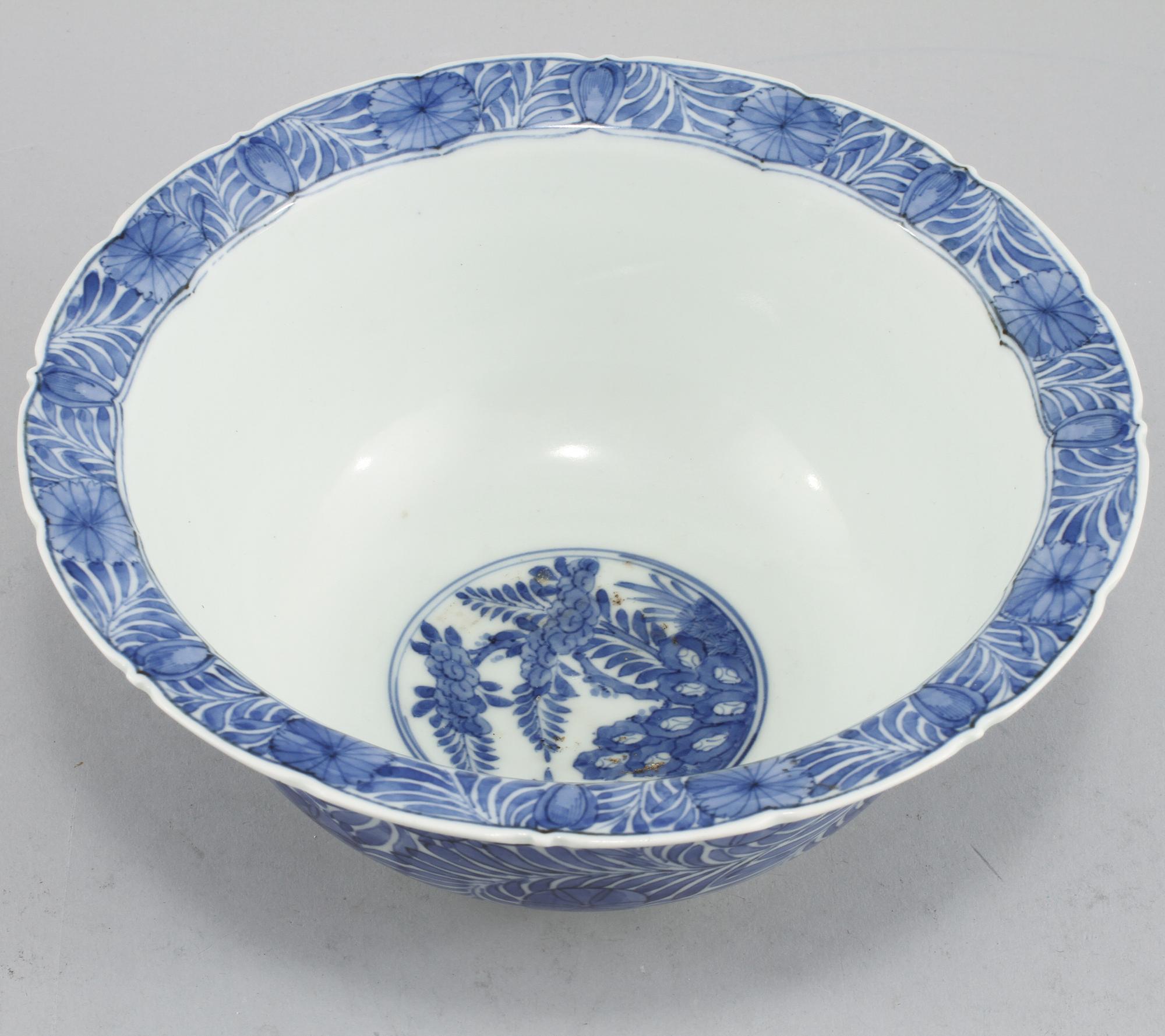 SKÅL, porslin, Kangxi-stil, 1800/1900-tal.