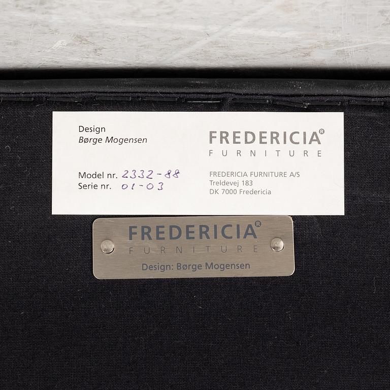 Børge Mogensen, sofa, model 2332-88, Fredericia Furniture, Denmark.