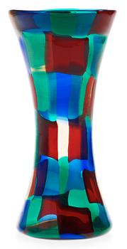 A Fulvio Bianconi 'Pezzato' glass vase, Venini, Italy 1950's.