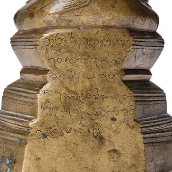 Buddha, brons. Burma, kring 1800.