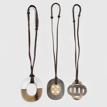 Hermès, Necklace, 3 pcs "Isthme necklace".
