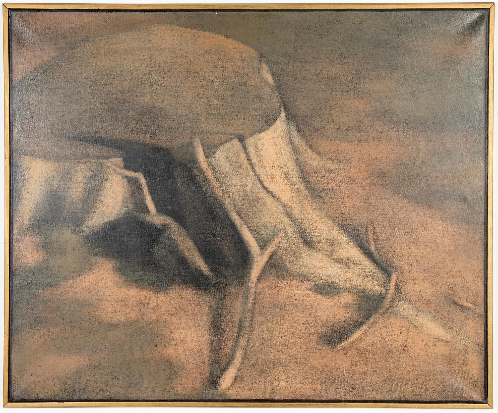 Peter Frie, olja på duk, osignerad.