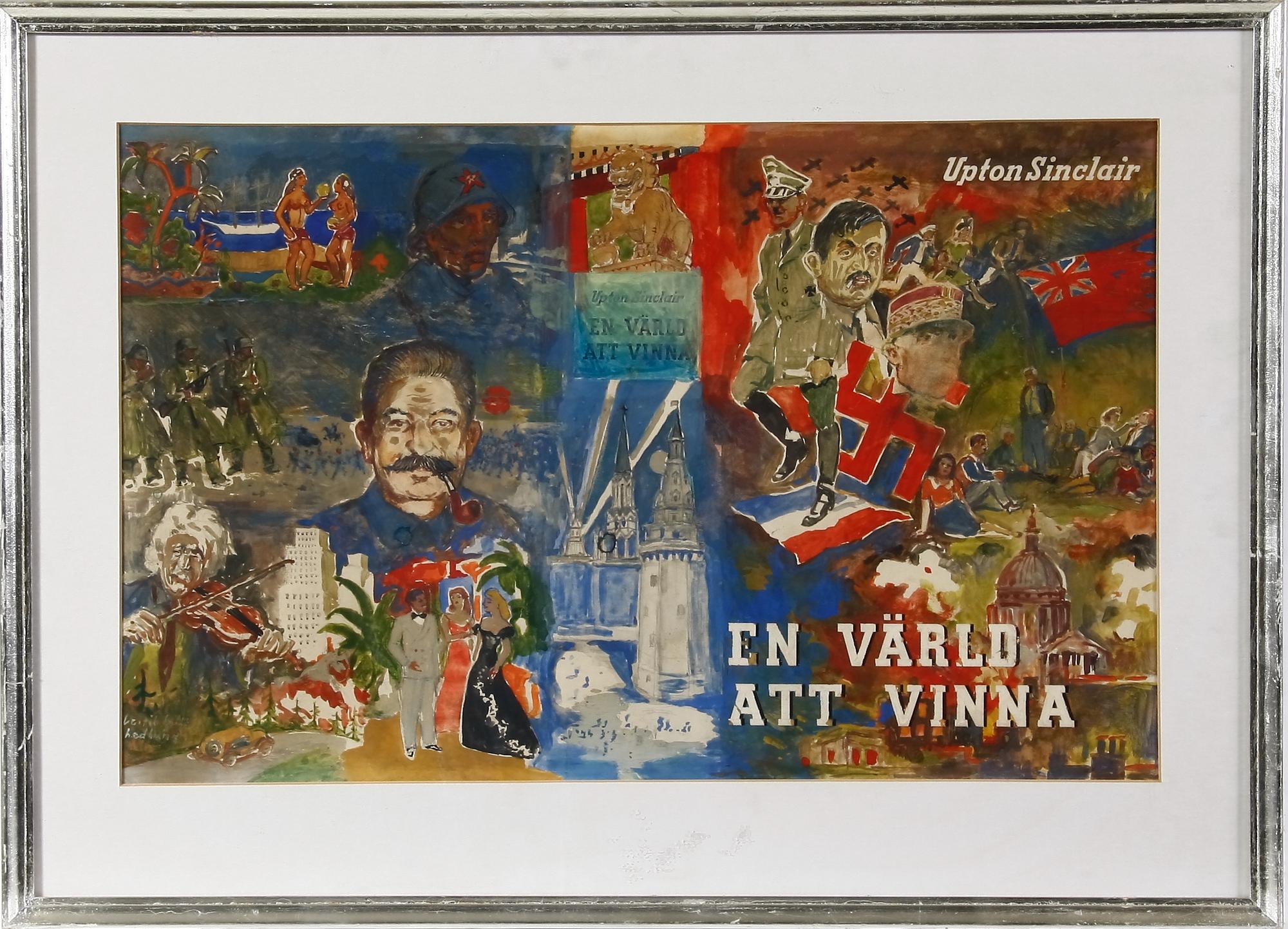 HEDLUND, BERTIL BULL, blandteknik. Sign.