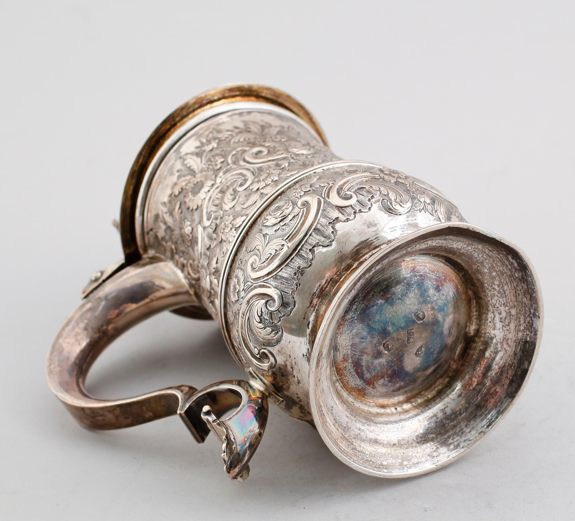 STOP, silver, IM,  London 1766. Vikt ca 788 g.