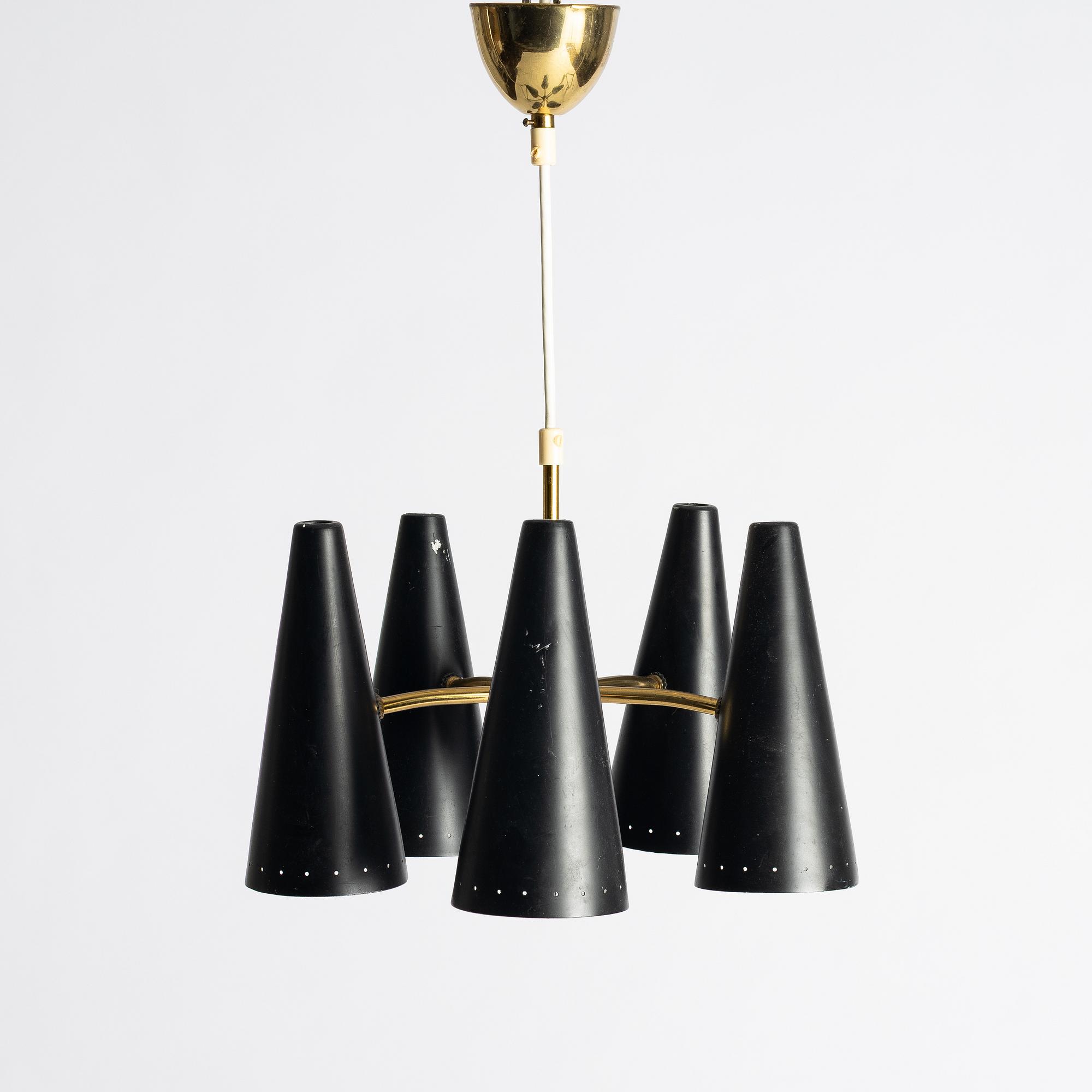 A ceiling lamp, 1950s/60s.