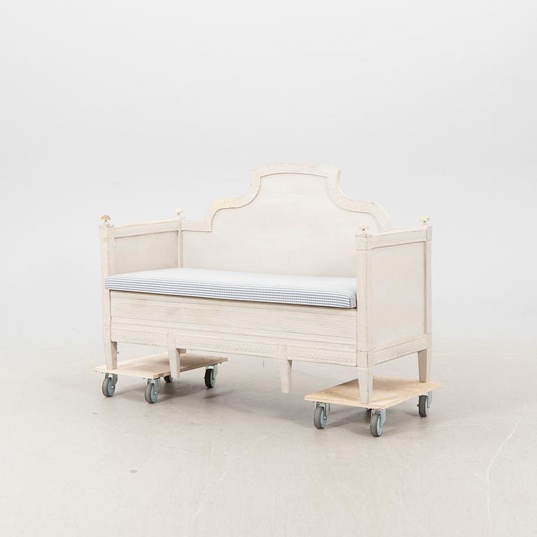 A painted late Gustavian sofa first half of the 20th century.