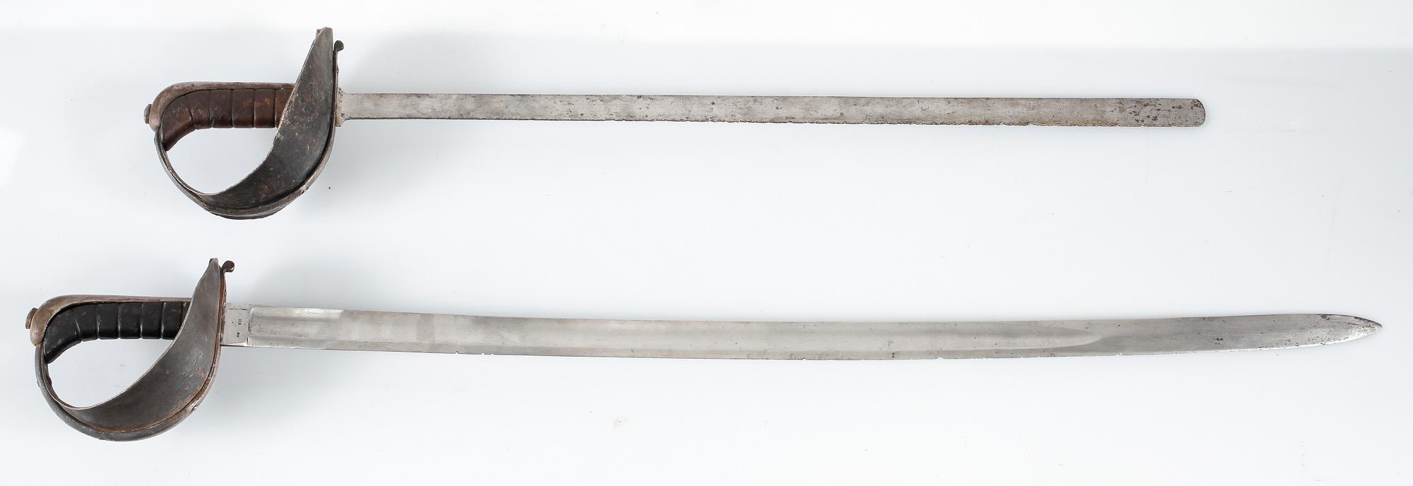 SABLAR, 2 st, Sverige, 1800-tal.