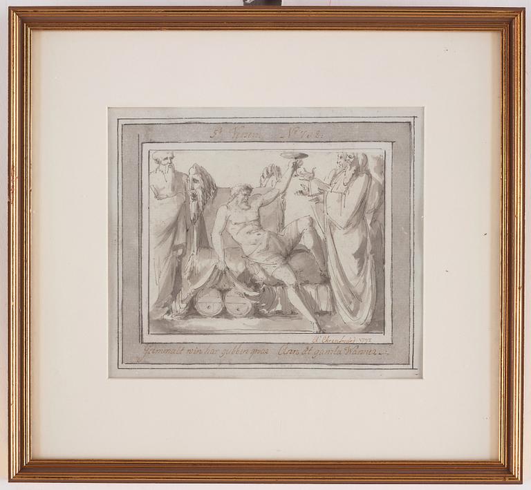 Carl August Ehrensvärd, "Goda gosse, glaset töm". Serie av dryckesvisor, 24 st.