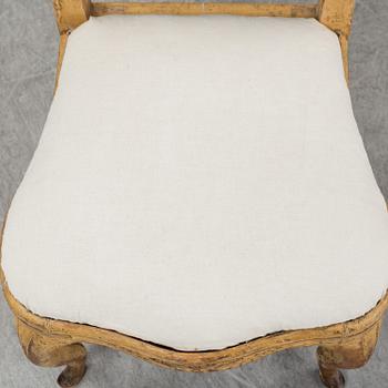 A mid 18th Century rococo chair.