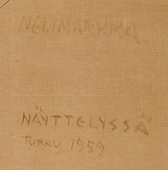 Eero Nelimarkka, Self-portrait in the studio.