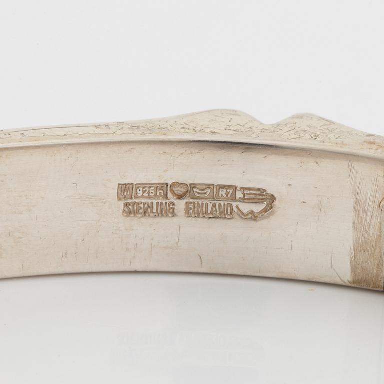 Björn Weckström, armband, "Ceres", sterling silver. Lapponia, Helisngfors 1970.