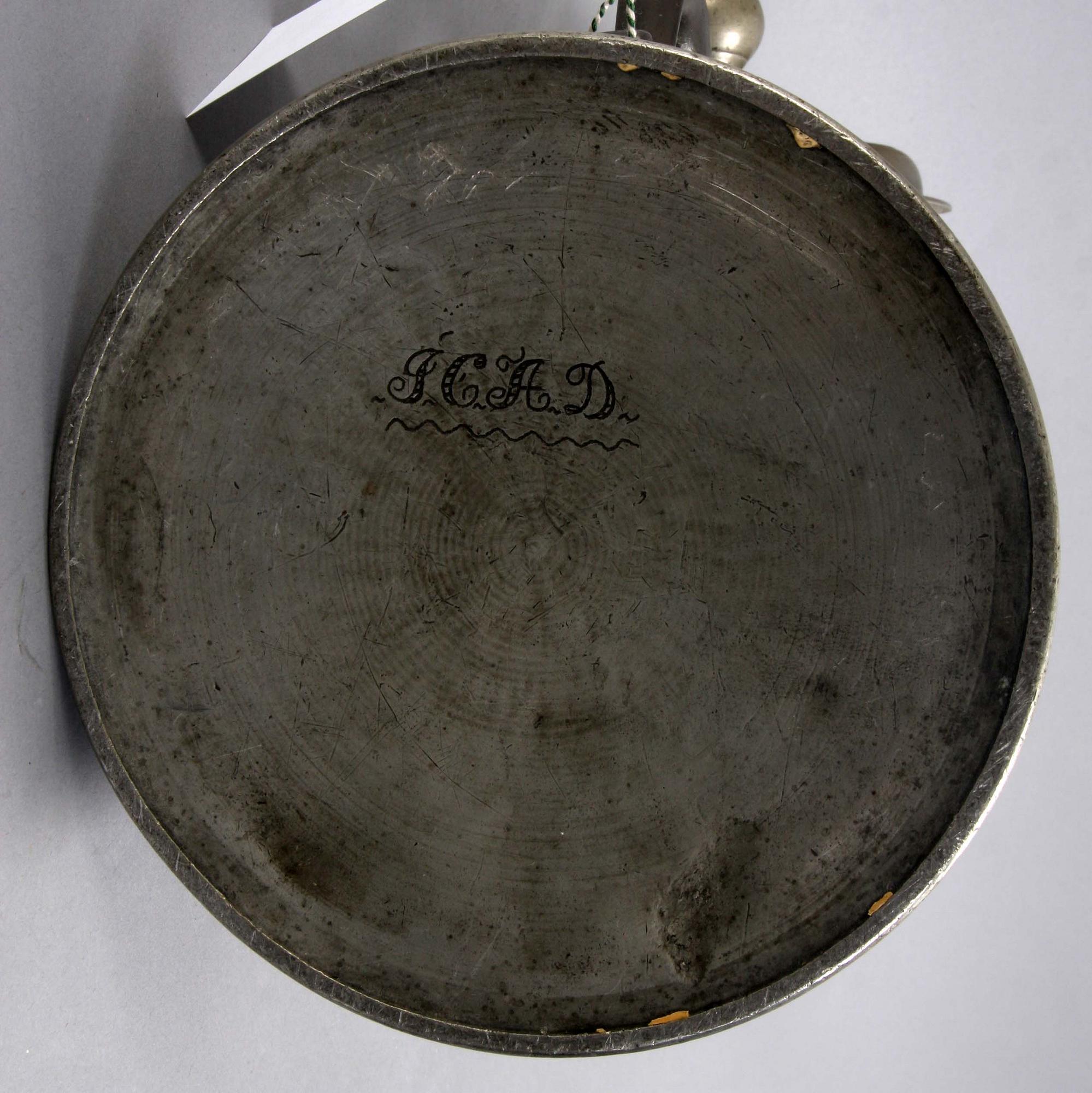 SKÄNKKANNA, tenn, Carl Magnus Reimers, Sala, 1786.