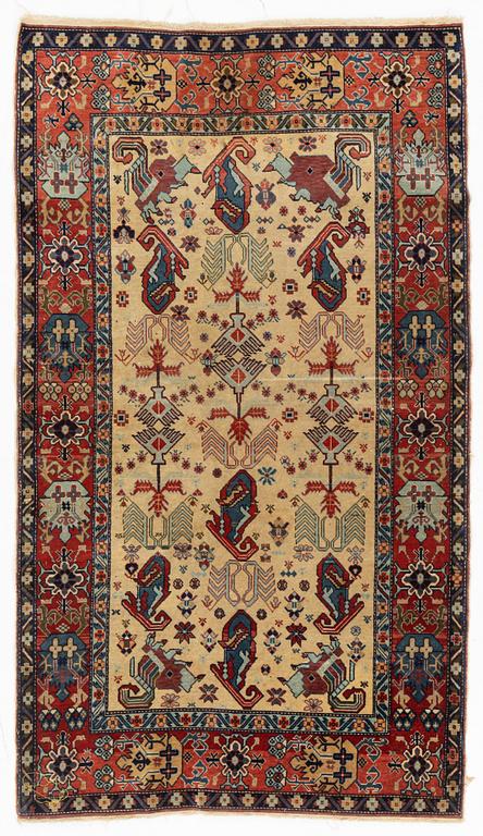 An oriental carpet, circa 161 x 97 cm.
