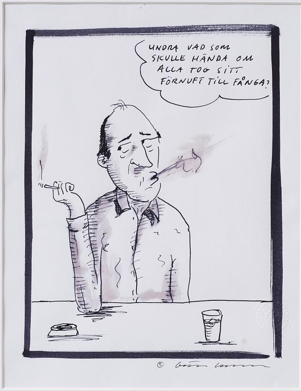 Göran Larsson, 6 st serieteckningar.