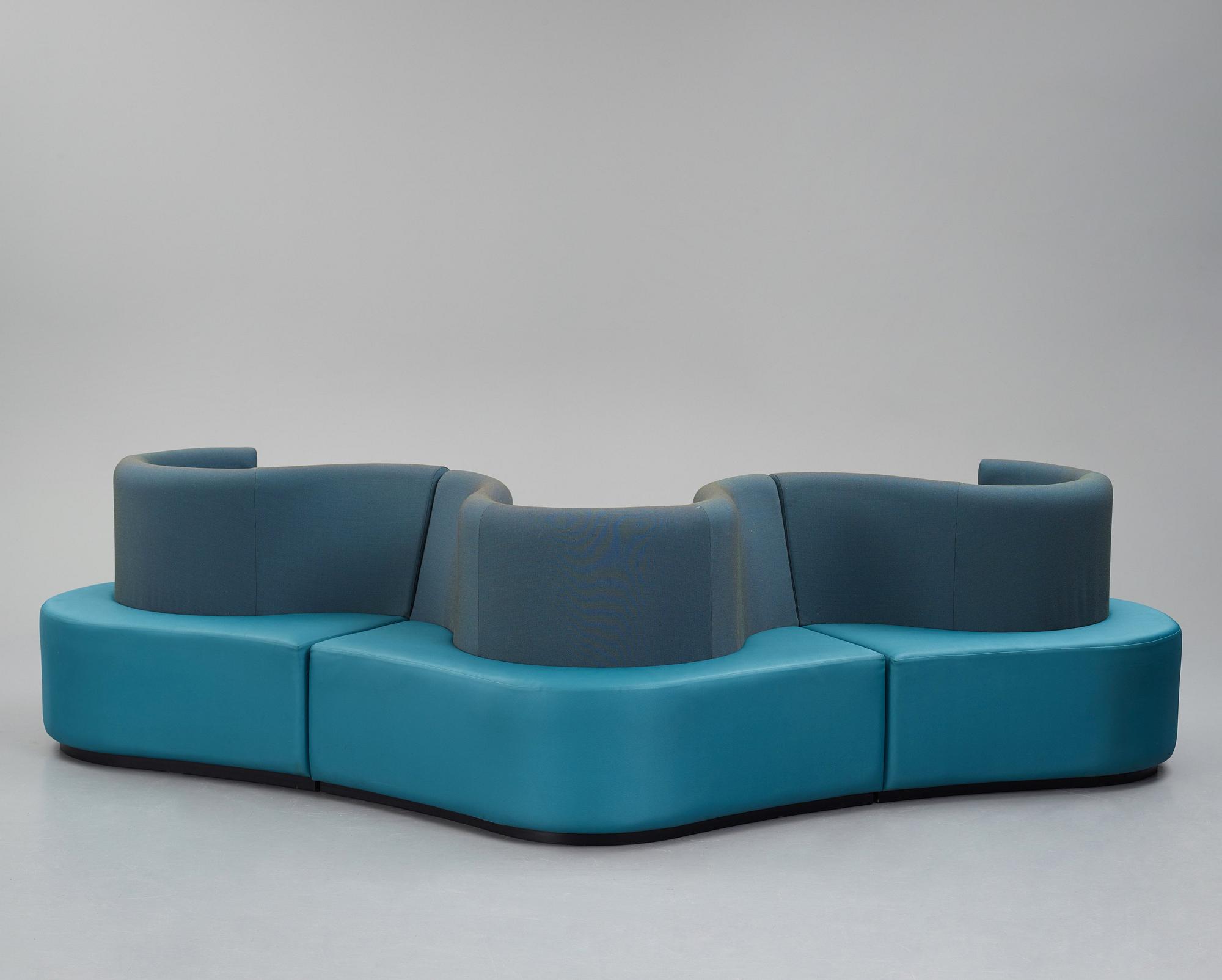 Verner Panton, a "Cloverleaf" sofa, Verpan international, Denmark, post 1969.