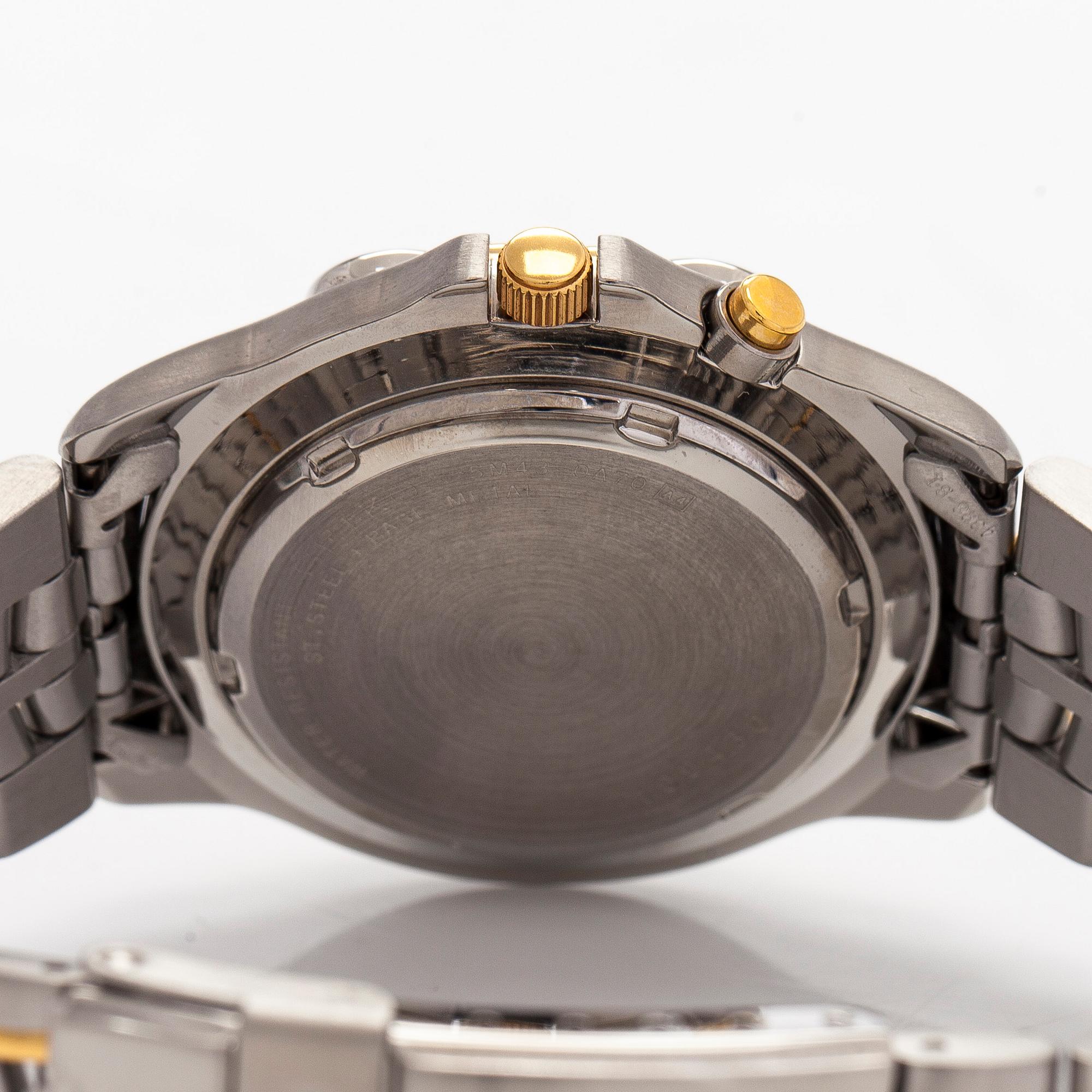 Seiko, Kinetic, rannekello, 40 mm.
