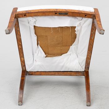 Carl Malmsten, A pair of Swedish Grace armchairs, SMF/Ferdinand Lundquist & Co, Gothenburg 1920s.