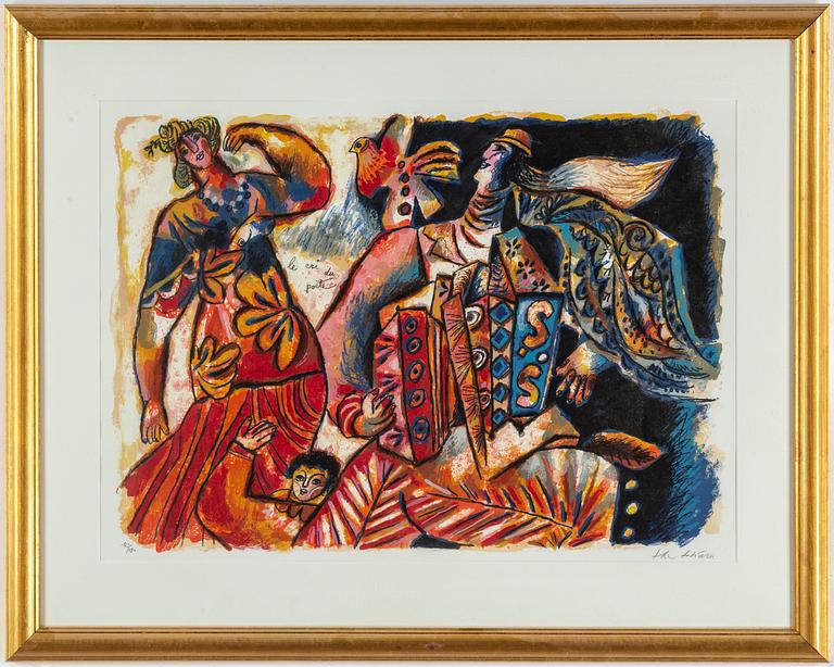 THEO TOBIASSE, lithograph in colours, signed 163/180.