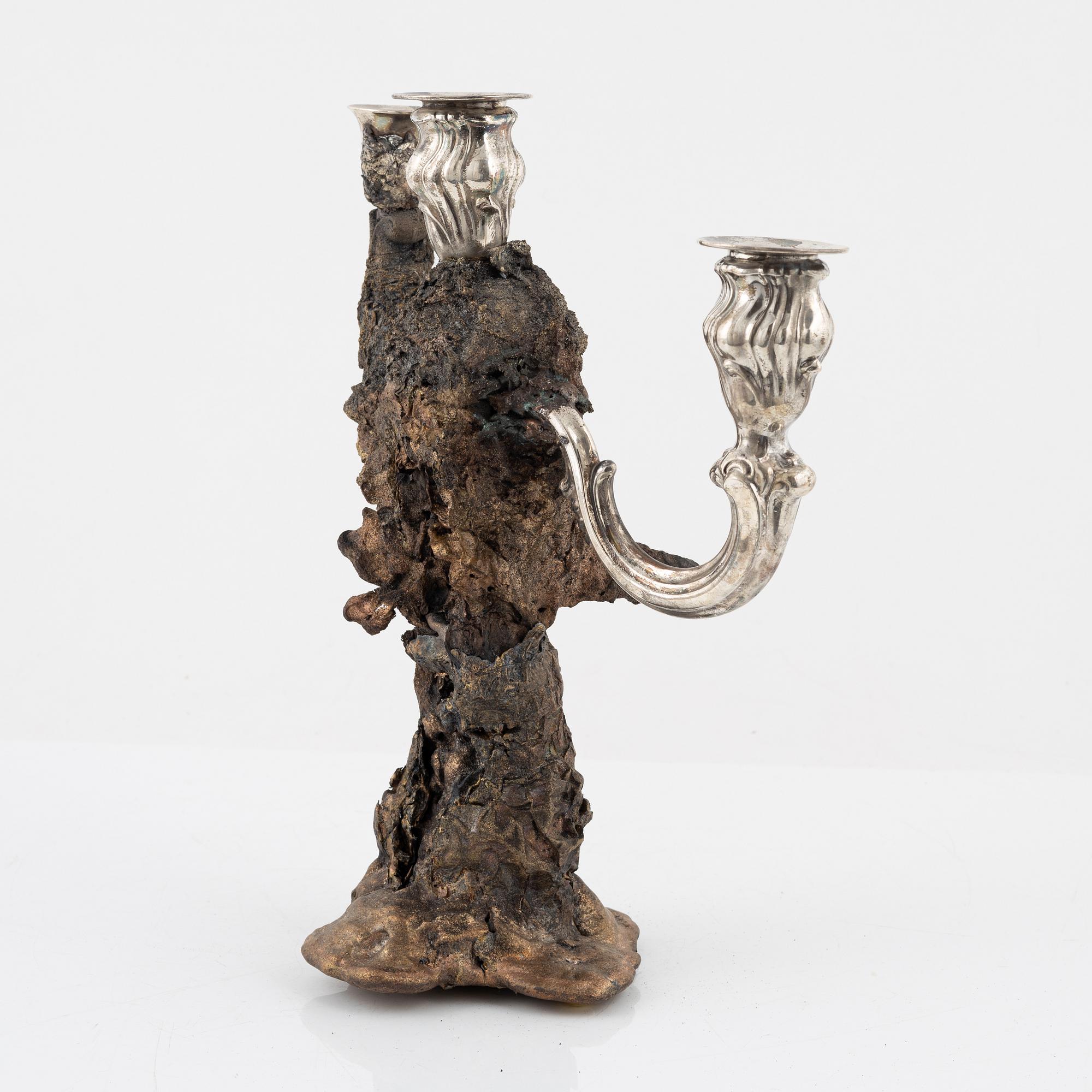 Olle Olls, a candelabra/light object, 2021.