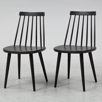 YNGVE EKSTRÖM, pinnstolar, 8 st, "Pinnockio", formgiven 1956.