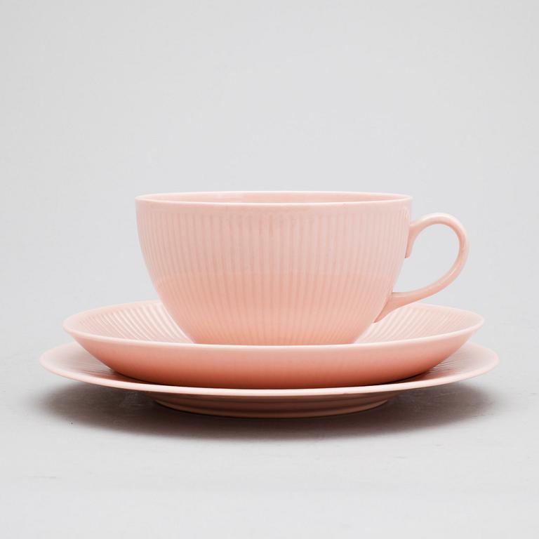 SERVIS, 24 delar, porslin, "Sointu", Kaj Franck, Arabia, Finland, 1950-tal.