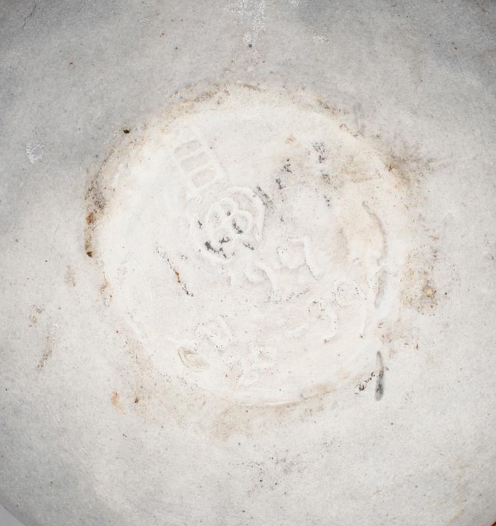 SKÅLAR, 2 st, starkeldsgods, Anders o Bess Wissler, ateljé Solklinten Mariefred.