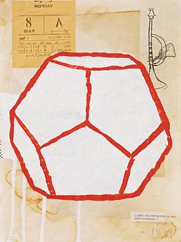 430. Donald Baechler, "Red Line Drawing".