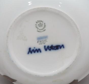 VASER, 2 st. Glas resp porslin.