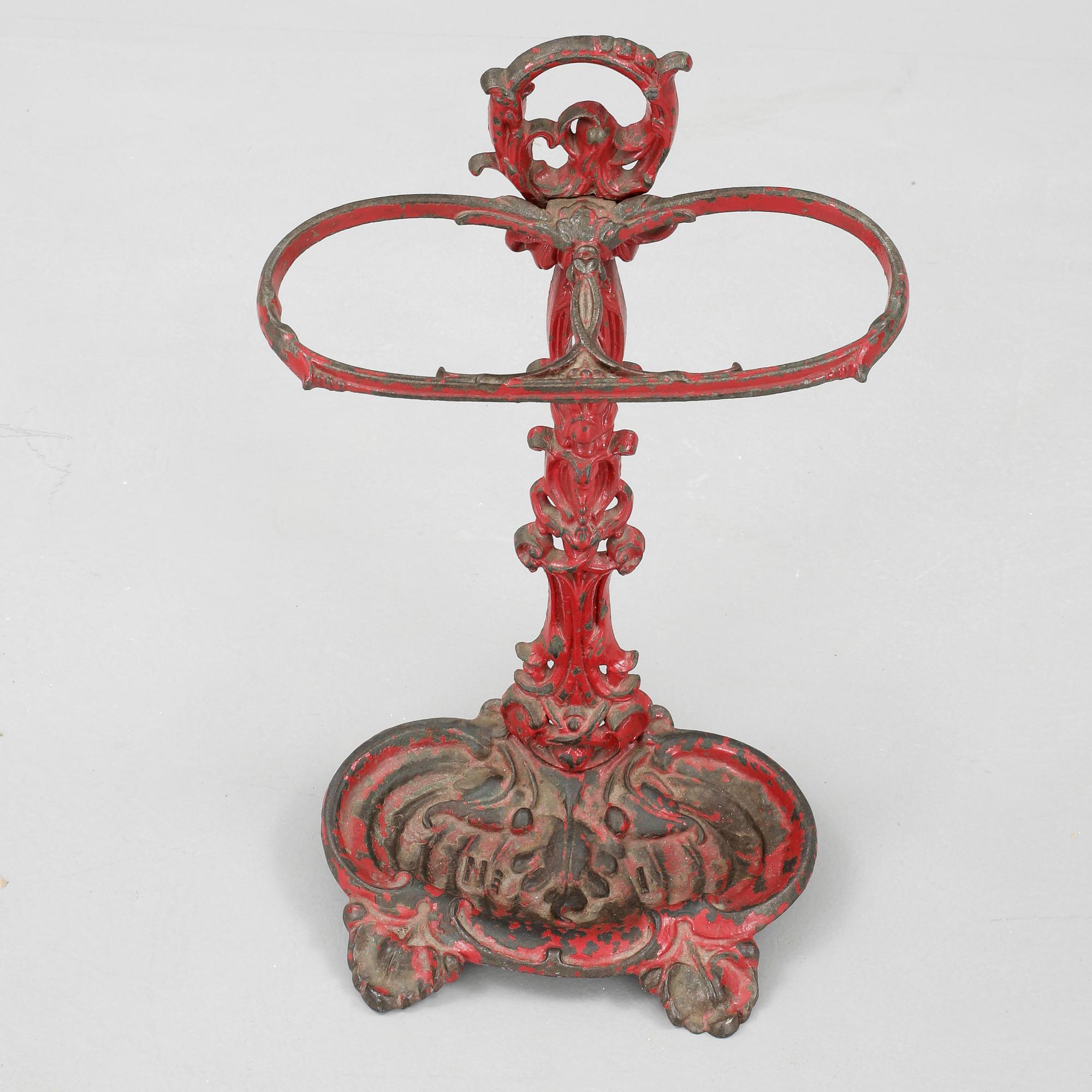 PARAPLYSTÄLL, gjutjärn, 1800-talets slut.