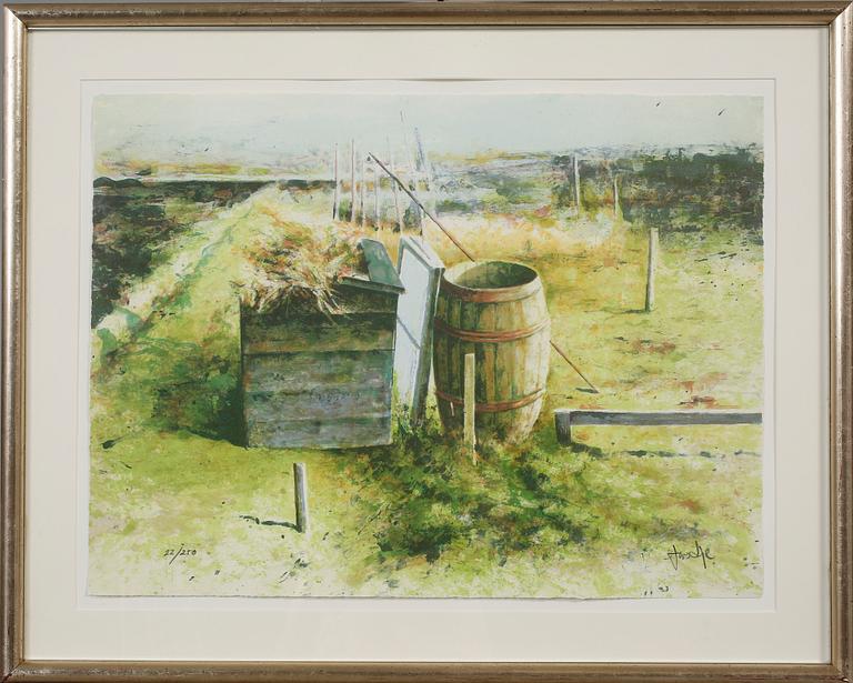 LARS EJE LARSSON, färglitografi, signerad och numrerad 22/250.