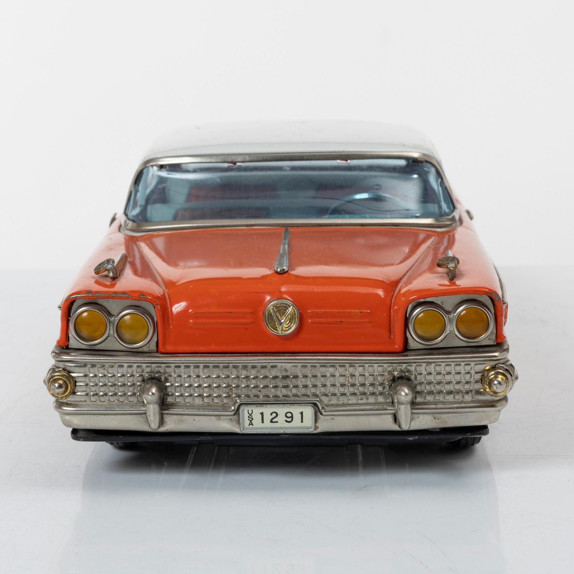 Asahi Toy Company, toy car, Buick model from 1958, Japan.